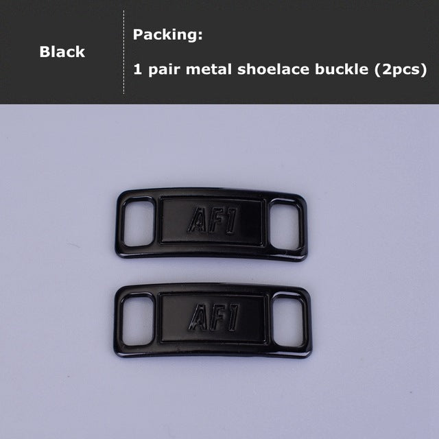 2pcs/pair Shoelace Buckle Metal Shoelaces AF1 Shoelaces buckle Accessories Metal Lace Lock DIY Sneaker Kits Metal Lace Buckle