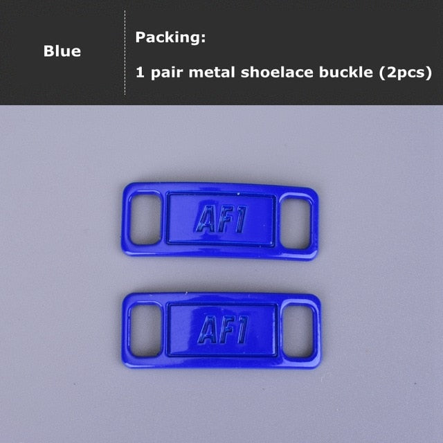 2pcs/pair Shoelace Buckle Metal Shoelaces AF1 Shoelaces buckle Accessories Metal Lace Lock DIY Sneaker Kits Metal Lace Buckle