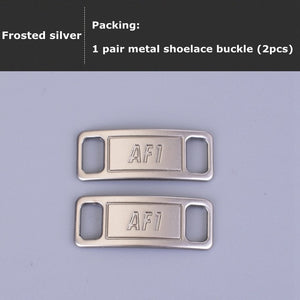 2pcs/pair Shoelace Buckle Metal Shoelaces AF1 Shoelaces buckle Accessories Metal Lace Lock DIY Sneaker Kits Metal Lace Buckle