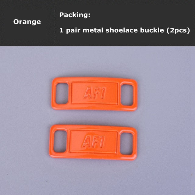 2pcs/pair AF1 Shoelaces buckle Shoelace Buckle Metal Shoelaces Accessories Metal Lace Lock DIY Sneaker Kits Metal Lace Buckle