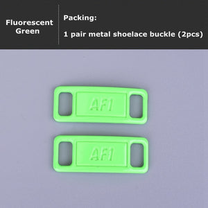 2pcs/pair AF1 Shoelaces buckle Shoelace Buckle Metal Shoelaces Accessories Metal Lace Lock DIY Sneaker Kits Metal Lace Buckle