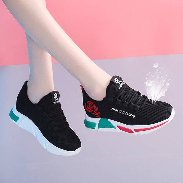 2020 New Spring Women casual shoes Breathable Mesh platform Sneakers Women New Fashion mesh sneakers shoes woman tenis feminino